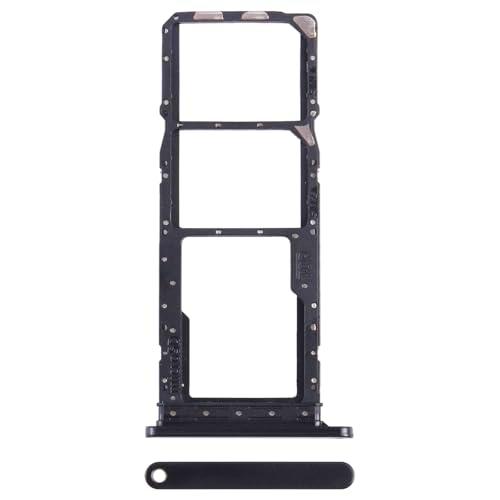 Carrito bandeja alojamiento tray compatible con Samsung Galaxy A05S SM-A057F A057 porta tarjeta SIM 1 + SIM 2 + ranura memoria Micro SD card (negro)
