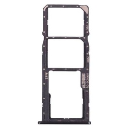 High-Tech Place Bandeja de tarjeta SIM + bandeja de tarjeta SIM + bandeja de tarjeta Micro SD para Huawei Y7 (2018) (negro)