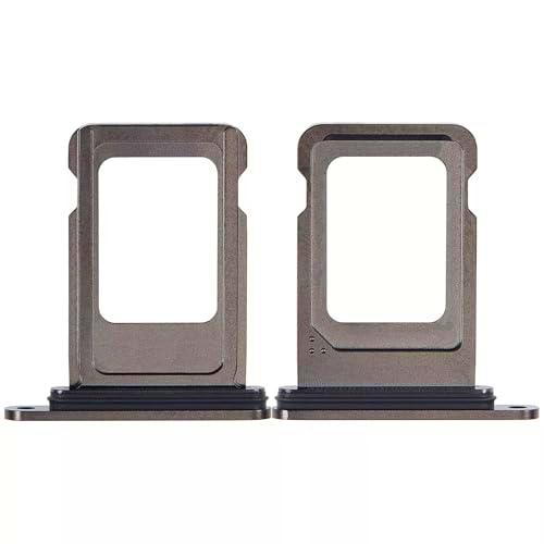 Bandeja SIM compatible con iPhone 15 Pro Max en titanio negro