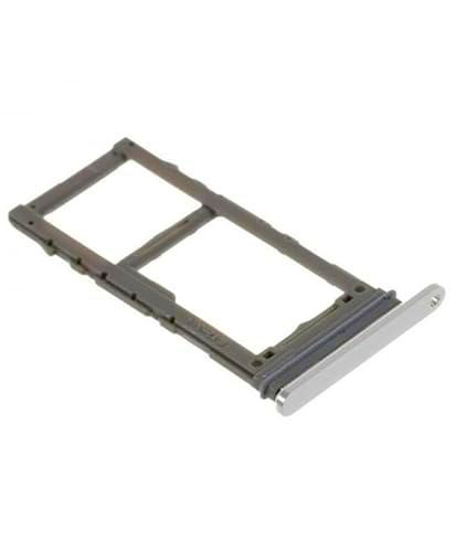 Bandeja SIM para Samsung Galaxy Note 10 Plus + 1 SIM Adaptador Tarjeta Blanca