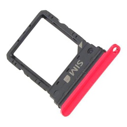 Genérico para Motorola RAZR 40 / Razr 40 Ultra Cajón Bandeja Soporte Tarjeta SIM Rojo