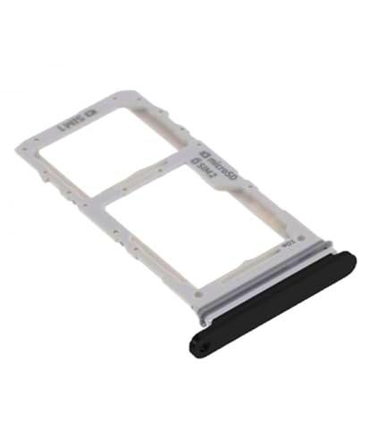 Bandeja SIM para Samsung Galaxy Note 10 Plus + 2 SIM Adaptador Tarjeta Negra