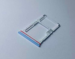 Generico Repuesto Compatible con Motorola Moto G84 5G XT2347 XT2347-1 XT2347-2 Bandeja de Prueba Bandeja Porta Tarjeta SIM 1 + SIM Slot 2 o Deslizador para Lector de Memoria Micro SD (Marshmallow BLU