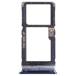 High-Tech Place para Motorola Moto G 5G Plus Bandeja de tarjeta SIM + Bandeja de tarjeta Micro SD (azul)