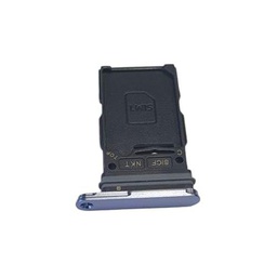 Bandeja para tarjetas SIM compatible con Galaxy S25 / S25 Plus en azul ICY