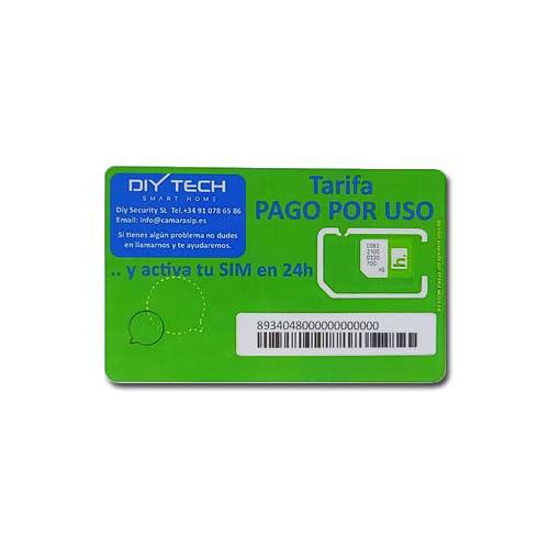Tarjeta SIM Multitarifa. Tarifa Pago por Uso (Solo pagas por Uso y Datos ilimitados) / Tarifas con Llamadas y Datos ilimitados