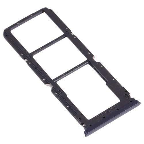 Carro bandeja de alojamiento tray compatible con OPPO A54S CPH2273 puerto tarjeta nano Sim1+ SIM 2 + ranura memoria Micro SD Card (negro)