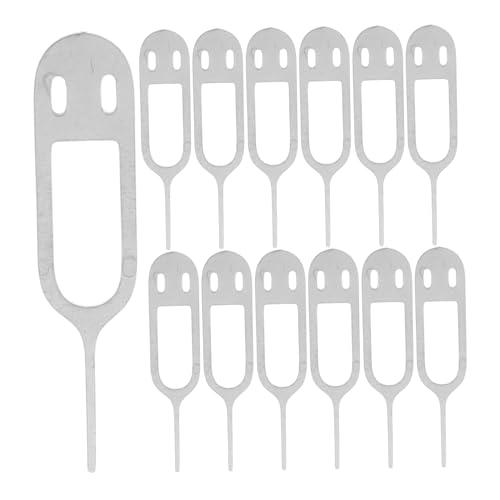 Operitacx 50 Piezas De Aguja para Extraer Tarjetas De Teléfono Móvil Herramienta De Extracción De Sim Herramienta Universal Pasador De Extracción De Tarjeta Sim Pasador De Extracción De