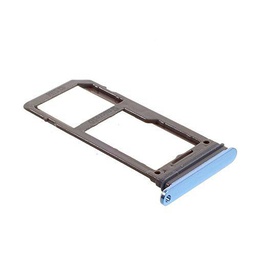 MOVILSTORE Bandeja Porta SIM Microsim/Micro SD Compatible con Samsung Galaxy S8 / S8 Plus Azul