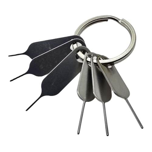 PHONSUN - Juego de 6 herramientas universales de extracción de bandeja de tarjeta SIM