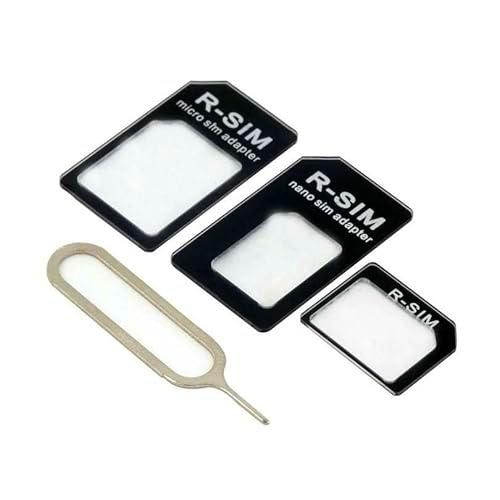 Adaptador de tarjeta SIM 3 en 1 para Samsung Galaxy A12 Smartphone Micro-SIM Nano-SIM Universal