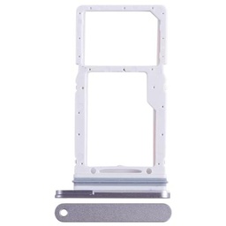 Repuesto compatible con Samsung Galaxy Tab S9 FE SM-X516 X516 10.9 5G Carrito bandeja soporte adaptador ranura porta tarjeta carro para tarjeta SIM + compartimento memoria Micro SD (gris)