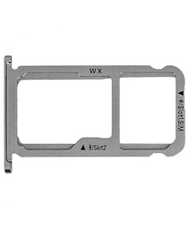 Bandeja Tarjeta SIM/Micro SD para Huawei Mate 9 Lite Honor 6X Gris Plata