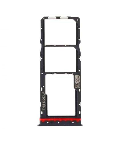 Genérico Bandeja SIM Compatible para Motorola Moto G14 Steel Gray Gris Negro Tarjeta
