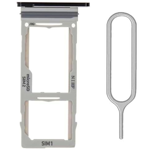 Bandeja SIM de repuesto para Samsung Galaxy Note 20 Ultra Dual SIM ranura ranura junta de goma con bandeja SIM herramienta expulsora SM-N986 (negro)