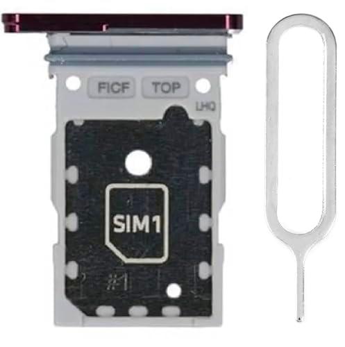 iReplaceParts - Bandeja SIM de repuesto con ranura de doble ranura de goma con bandeja SIM para Samsung Galaxy Z Fold 4 SM-F936 (morado)