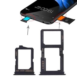 High-Tech Place para Vivo Y66 2 bandejas de tarjetas SIM + bandeja de tarjetas Micro SD (Negro)