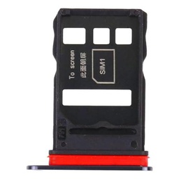 Bandeja de tarjeta SIM + bandeja de tarjeta SIM para el honor V40 5G (Space Silver)