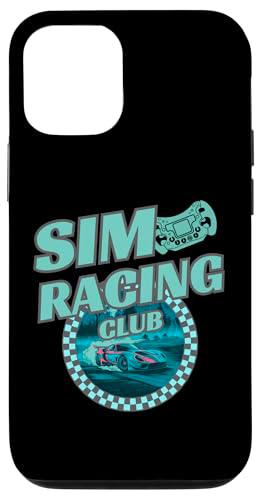 Carcasa para iPhone 14 SIM RACING CLUB cool simulador racers gamers diseño