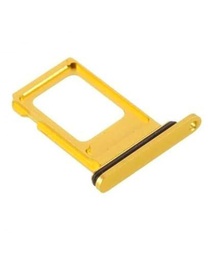 Genérico Bandeja SIM Compatible para Apple iPhone 14 / Plus Amarillo Repuesto Lateral