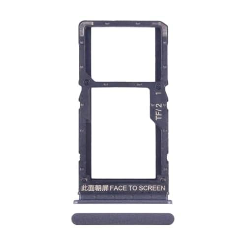 Repuesto compatible con Xiaomi Redmi Note 12 5G 22111317I 22111317G/POCO X5 5G 22111317PG Try Try Tray Bandeja alojamiento porta tarjeta SIM 1 + Ranura SIM 2 o lector de memoria Micro SD (negro)