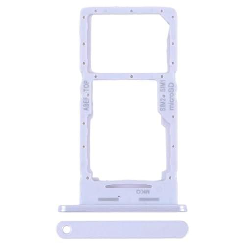 Para Samsung Galaxy A25 5g Cajón Soporte Bandeja Lector Tarjeta Doble Sim Plata Blanco