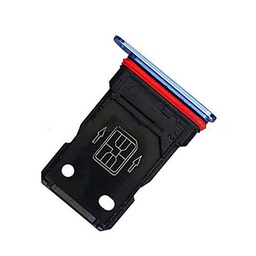 YuYue Soporte de Bandeja Doble Tarjeta SIM con reemplazo de Aguja para OnePlus 7T HD1901 6.55 &quot;Azul