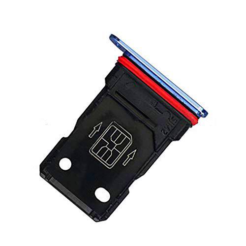 YuYue Soporte de Bandeja Doble Tarjeta SIM con reemplazo de Aguja para OnePlus 7T HD1901 6.55 &quot;Azul