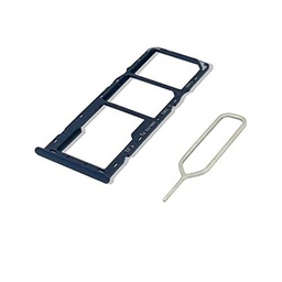 Eonpam Tarjeta SIM Bandeja para (Samsung Galaxy A22 5G) Calidad Original Reemplazo Ranura Tarjeta SD Bandeja con Pin Tarjeta SIM(Negro)