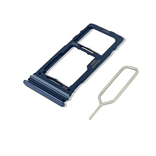 Eonpam Tarjeta SIM Bandeja para (Samsung Galaxy A52) Calidad Original Reemplazo Ranura Tarjeta SD Bandeja con Pin Tarjeta SIM(Negro)