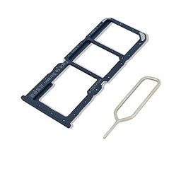 Eonpam Tarjeta SIM Bandeja para (Realme 8) Calidad Original Reemplazo Ranura Tarjeta SD Bandeja con Pin Tarjeta SIM(Negro)