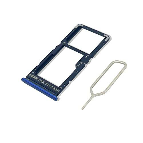 Eonpam Tarjeta SIM Bandeja para (Xiaomi Poco X3 Pro) Calidad Original Reemplazo Ranura Tarjeta SD Bandeja con Pin Tarjeta SIM(Azul)