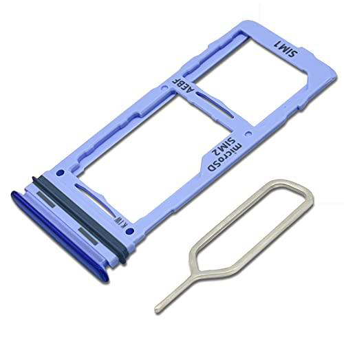 Eonpam Dual SIM Ranura para Samsung Galaxy A52S 5G Reemplazo del Soporte de la Bandeja de la Tarjeta SIM + Sim Pin(Violeta)