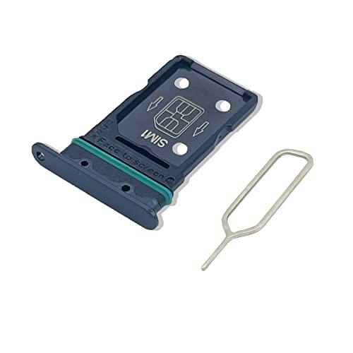 Eonpam Tarjeta SIM Bandeja para (OPPO Reno4 Pro 5G) Calidad Original Reemplazo Ranura Tarjeta SD Bandeja con Pin Tarjeta SIM(Negro)