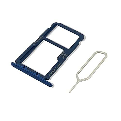 Eonpam Tarjeta SIM Bandeja para (Huawei Mate 20 Lite) Calidad Original Reemplazo Ranura Tarjeta SD Bandeja con Pin Tarjeta SIM(Azul)