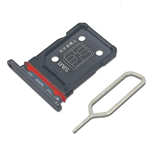 Eonpam Dual SIM Ranura para OPPO Find X5 Pro Reemplazo del Soporte de la Bandeja de la Tarjeta SIM + Sim Pin(Negro)