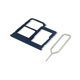 Eonpam Tarjeta SIM Bandeja para (Samsung Galaxy A31) Calidad Original Reemplazo Ranura Tarjeta SD Bandeja con Pin Tarjeta SIM(Negro)