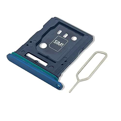 Eonpam Tarjeta SIM Bandeja para (OPPO Reno 5G/Reno 10X Zoom) Calidad Original Reemplazo Ranura Tarjeta SD Bandeja con Pin Tarjeta SIM(Verde)