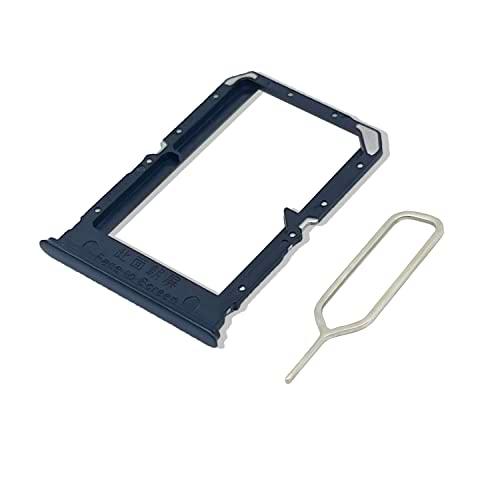 Eonpam Tarjeta SIM Bandeja para (OPPO Find X3 Lite) Calidad Original Reemplazo Ranura Tarjeta SD Bandeja con Pin Tarjeta SIM(Negro)