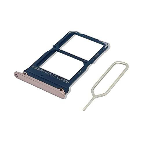 Eonpam Tarjeta SIM Bandeja para (Xiaomi Mi 10/10 Pro) Calidad Original Reemplazo Ranura Tarjeta SD Bandeja con Pin Tarjeta SIM(Blanco)