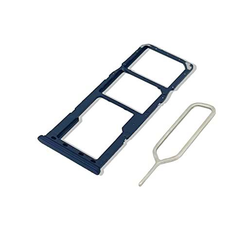 Eonpam Tarjeta SIM Bandeja para (Samsung Galaxy A21S) Calidad Original Reemplazo Ranura Tarjeta SD Bandeja con Pin Tarjeta SIM(Negro)