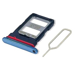 Eonpam Tarjeta SIM Bandeja para (Xiaomi Mi 11i/Poco F3) Calidad Original Reemplazo Ranura Tarjeta SD Bandeja con Pin Tarjeta SIM(Azul)