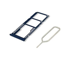 Eonpam Tarjeta SIM Bandeja para (Xiaomi Redmi Note 9T) Calidad Original Reemplazo Ranura Tarjeta SD Bandeja con Pin Tarjeta SIM(Negro)