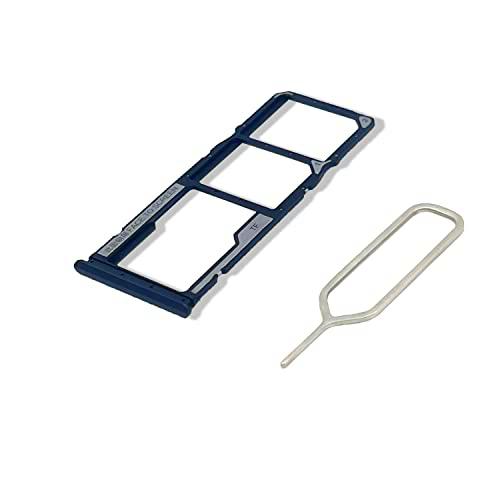 Eonpam Tarjeta SIM Bandeja para (Xiaomi Redmi Note 9T) Calidad Original Reemplazo Ranura Tarjeta SD Bandeja con Pin Tarjeta SIM(Negro)
