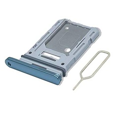 Eonpam Tarjeta SIM Bandeja para (Samsung Galaxy S20 FE) Calidad Original Reemplazo Ranura Tarjeta SD Bandeja con Pin Tarjeta SIM(Azul)