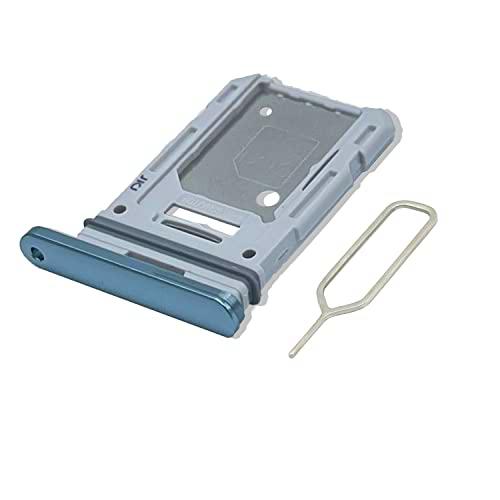 Eonpam Tarjeta SIM Bandeja para (Samsung Galaxy S20 FE) Calidad Original Reemplazo Ranura Tarjeta SD Bandeja con Pin Tarjeta SIM(Azul)