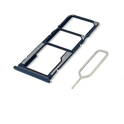 Eonpam Tarjeta SIM Bandeja para (Xiaomi Redmi Note 9) Calidad Original Reemplazo Ranura Tarjeta SD Bandeja con Pin Tarjeta SIM(Gris)