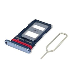 Eonpam Tarjeta SIM Bandeja para (Xiaomi 11T) Calidad Original Reemplazo Ranura Tarjeta SD Bandeja con Pin Tarjeta SIM(Blanco)