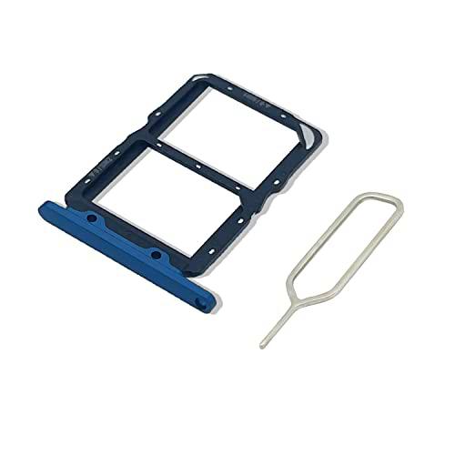 Eonpam Tarjeta SIM Bandeja para (Honor 20/Huawei Nova 5T) Calidad Original Reemplazo Ranura Tarjeta SD Bandeja con Pin Tarjeta SIM(Azul)