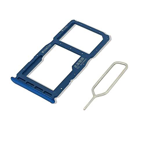 Eonpam Tarjeta SIM Bandeja para (Huawei P30 Lite) Calidad Original Reemplazo Ranura Tarjeta SD Bandeja con Pin Tarjeta SIM(Azul)